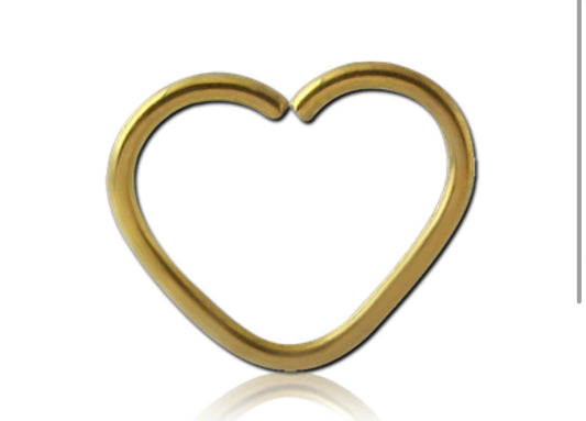 SEAMLESS HEART RING - GOLD PLATED JEWELRY